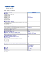 Panasonic NRB29SG2 Informazioni sul prodotto