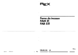 REX FAM31 Manuale utente