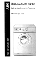AEG LAV61605-W Manuale utente