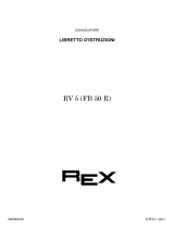 REX RV 5 Manuale utente