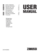 Zanussi ZUA14020SA Manuale utente