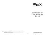 REX RA140 Manuale utente