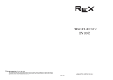 REX RV20S Manuale utente