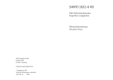 AEG SANTO2632-6KG Manuale utente
