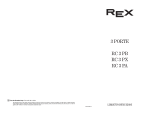 REX RC3PB Manuale utente