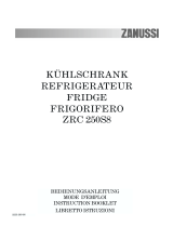 Zanussi ZRC250S8 Manuale utente