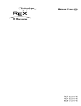 Rex-Electrolux RCF20371W Manuale utente