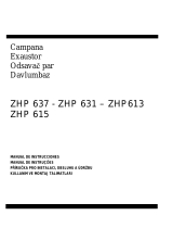 Zanussi ZHP615W Manuale utente