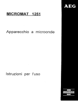 AEG Micromat1251METAL Manuale utente