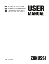 Zanussi ZRG31SW1 Manuale utente