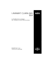 AEG LAVCLARA845 Manuale utente