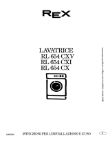 REX RL654CX Manuale utente