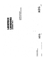 AEG LAV802I Manuale utente