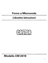 CASTOR CM2019WH             Manuale utente