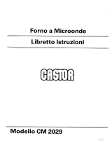 CASTOR CM2029WH             Manuale utente