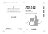 Casio CTK-240 Manuale utente
