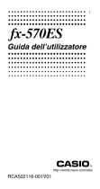 Casio fx-570ES Manuale utente