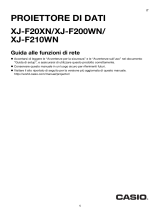 Casio XJ-F10X, XJ-F20XN, XJ-F100W, XJ-F200WN, XJ-F210WN Guida alle funzioni di rete