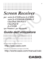Casio Screen Receiver Guida utente