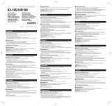 Casio GX-16S Manuale utente