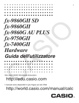 Casio fx-9750GII Guida dell'utilizzatore dell'hardware