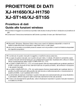 Casio XJ-H1600, XJ-H1650, XJ-H1700, XJ-H1750, XJ-ST145, XJ-ST155 XJ-H1650/H1750/ST145/ST155 Guida alle funzioni Wireless