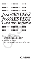 Casio fx-570ES PLUS Manuale utente