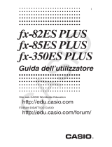 Casio FX-85ES PLUS Manuale utente