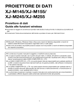 Casio XJ-M140, XJ-M145, XJ-M150, XJ-M155, XJ-M240, XJ-M245, XJ-M250, XJ-M255 (Serial Number: A9****) XJ-M145/M155/M245/M255 Guida alle funzioni Wireless