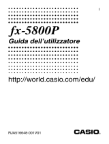 Casio fx-5800P Guida utente