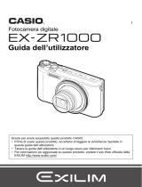 Casio EX-ZR1000 Manuale utente