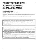 Casio XJ-M140, XJ-M145, XJ-M150, XJ-M155, XJ-M240, XJ-M245, XJ-M250, XJ-M255  (SerialNumber: S9*****, B9***A) XJ-M145/M155/M245/M255 Guida alle funzioni Wireless