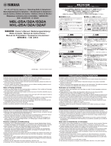 Yamaha MXL-25A Manuale del proprietario