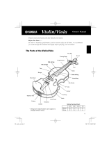 Yamaha Violin/Viola Manuale utente