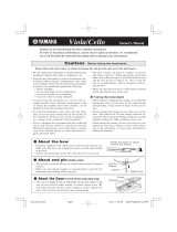 Yamaha VC7SG Manuale utente
