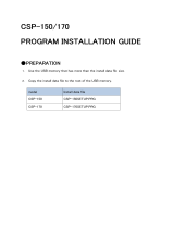 Yamaha CSP-170 Guida d'installazione