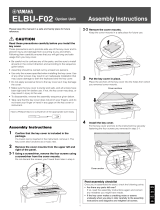 Yamaha ELBU-F02 Assembly Instructions
