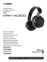Yamaha HPH-W300 Manuale del proprietario