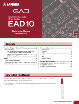 Yamaha EAD10 Drum Module Manuale del proprietario