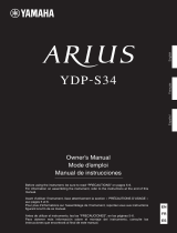 Yamaha Arius YDP-S34 Manuale del proprietario