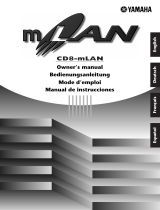 Yamaha CD8 Manuale utente