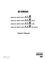 Yamaha AI8-AD8 Manuale utente