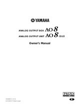 Yamaha AO8-DA8 Manuale utente