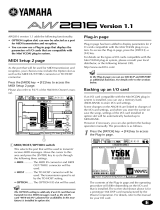 Yamaha AW2816 Manuale del proprietario