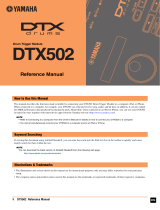 Yamaha DTX Drums DTX502 Manuale utente