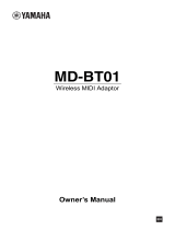 Yamaha MD-BT01 Manuale utente