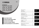 Yamaha RX-A2070 Guida Rapida