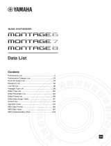 Yamaha MONTAGE6 Scheda dati