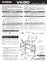 Yamaha VK80 Manuale utente