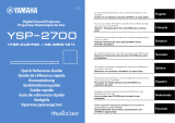 Yamaha YSP-2700 Guida di riferimento